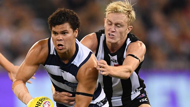 Jaidyn Stephenson was quiet against the Cats. Picture: Getty Images 