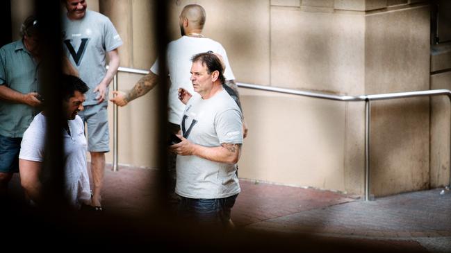 John Setka outside the Stamford Grand in Glenelg in Adelaide. Picture: Morgan Sette