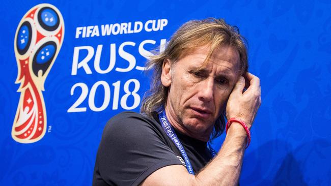 Peru coach Ricardo Gareca. Photo: AFP