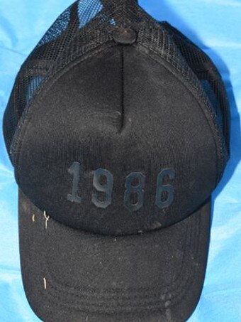 A cap found at the scene.