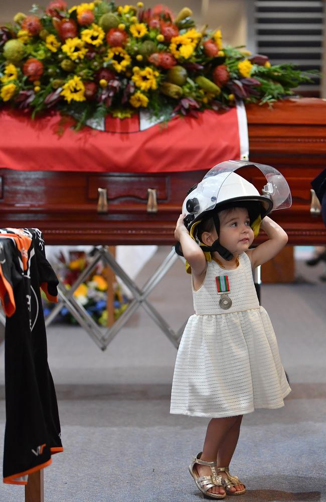 Her father, Andrew O’Dwyer, was killed in a crash with his colleague Geoffrey Keaton. Picture: Dean Lewins/AAP