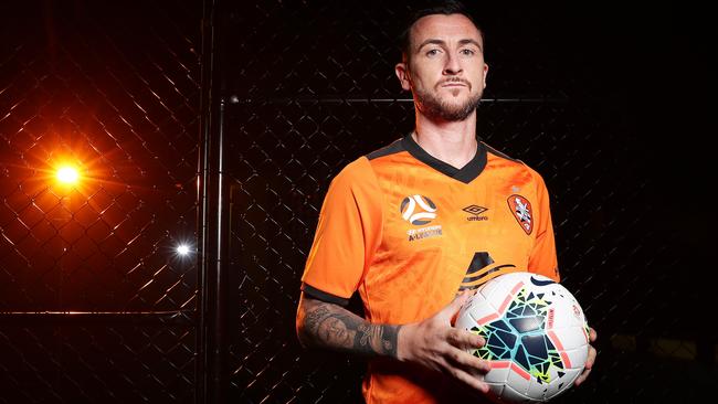 Brisbane Roar striker Roy O’Donovan is ready to make an impact his third A-League club. Picture: Getty Images