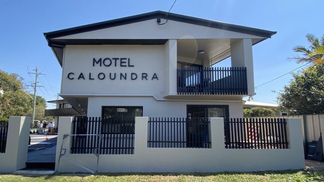 The new exterior of Motel Caloundra after renovations.