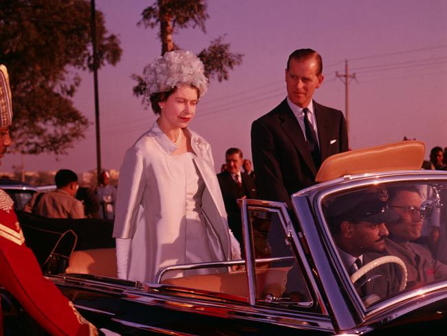 In 1961, Philip escorted the Queen on her first visit to India, with visits to Bombay, Madras, Calcutta and Delhi, pictured. More controversial was a three-day hunt hosted by the Maharajah of Jaipur, during which the Duke of Edinburgh shot a tiger and a crocodile. The Prince’s passion for shooting – despite his Presidency of the World Wide Fund for Nature – has extended to boar hunts in Germany and regular shooting parties at Sandringham – estimated in 1996 to have killed 150,000 pheasants over two decades. Picture: Getty