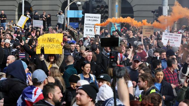 Scenes on the streets of Melbourne. Picture: Matrix