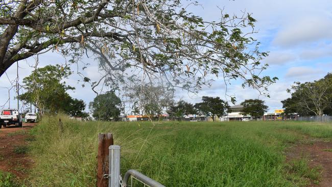 The vacant land on the corner of John and Lawrie St where the Hungry Jacks is set to be buu