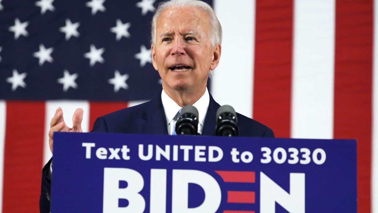 Democratic presidential candidate and former Vice President Joe Biden. Picture: Alex Wong/Getty Images/AFP