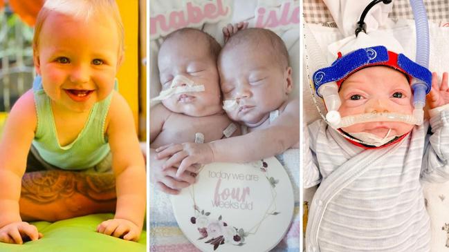 Tweed miracle babies Oliver Meyer, Isla and Annabelle Day and Darby Orman defied the odds at the beginning of their lives.