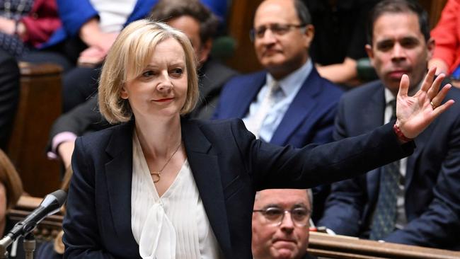 Liz Truss has had the shortest career as British prime minister in history. Picture: AFP<br/>