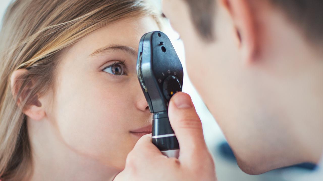 There are calls for children to get their eyes checked after spending more time begin screens in 2020. Picture: iStock