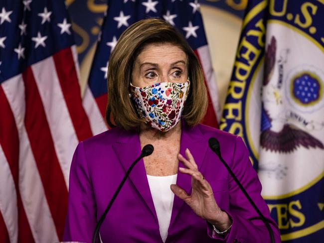 Speaker of the House Nancy Pelosi wants President Donald Trump removed from office. Picture: AFP/Getty Images