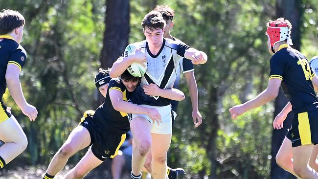 AIC First XIII rugby league game Iona v St Laurence's College Saturday July 20, 2024. Picture, John Gass