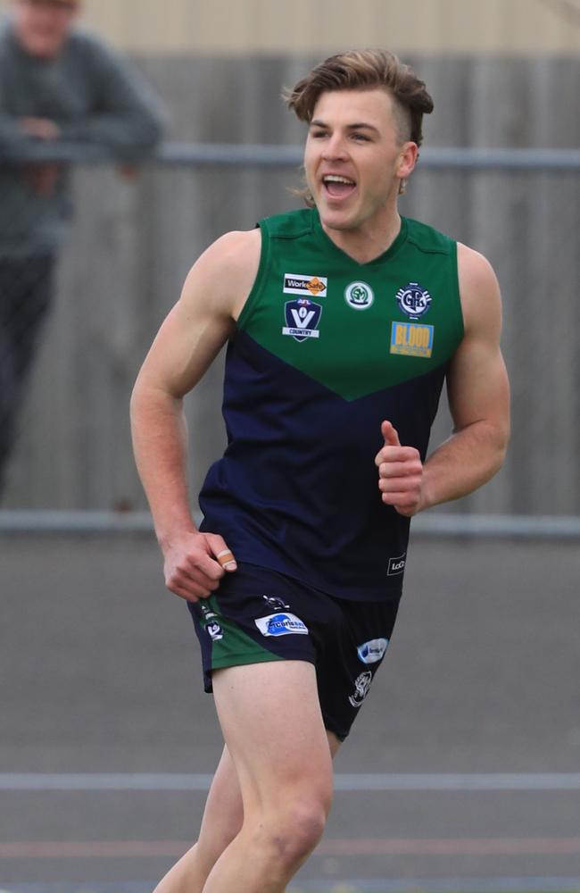 Patrick Dowling kicked a goal in the semi final but could not slot a shot after the siren to win. Picture: Mark Wilson