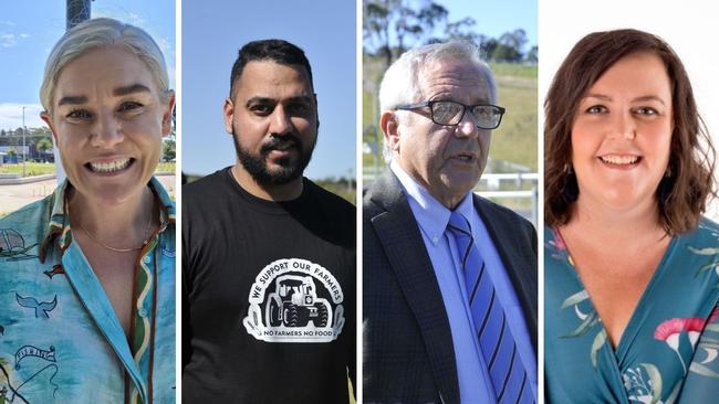 Four of the five councillors who voted to stop trying to buy the land: Mayor Nikki Williams, Gurminder Sato, George Cecato and Cath Fowler.