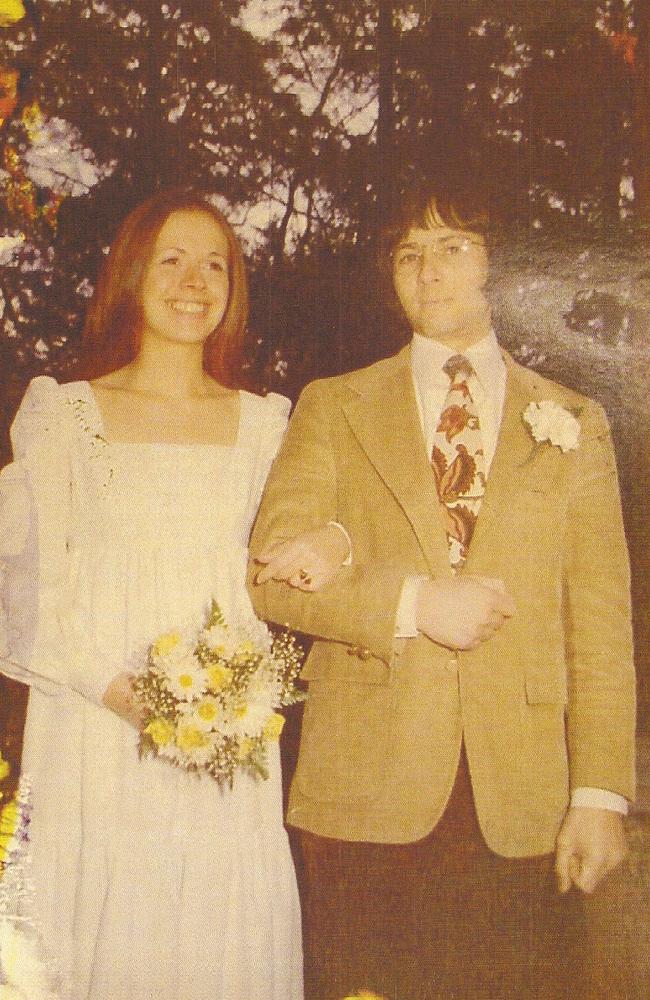 An old photo featured in The Jinx: The Life and Deaths of Robert Durst, shows him and his first wife, Kathie. Picture: HBO