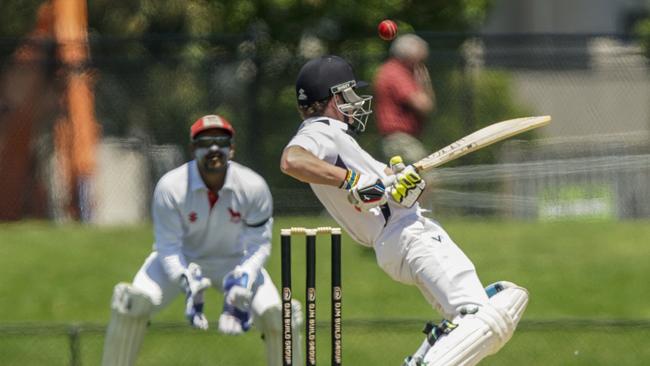 Well left: Jack Sullivan batting for Aspendale.