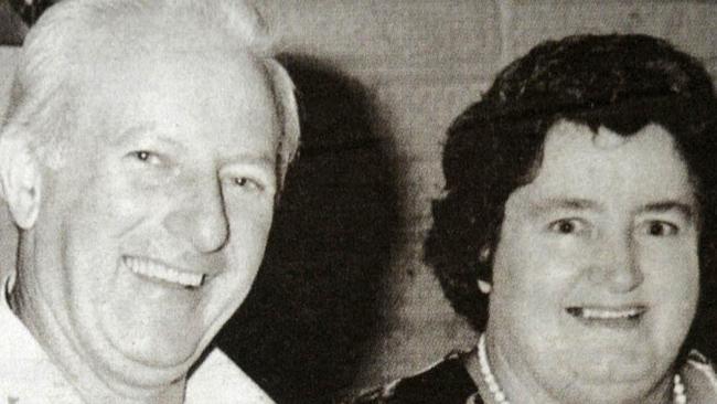 Maryborough couple William and Edith Moffat, who were murdered in their Jupiter St home in 1977. Picture: Contributed