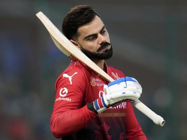 Virat Kohli’s Royal Challengers Bangalore will play the first game of the resumed IPL season. Picture: Manish Swarup/AP Photo