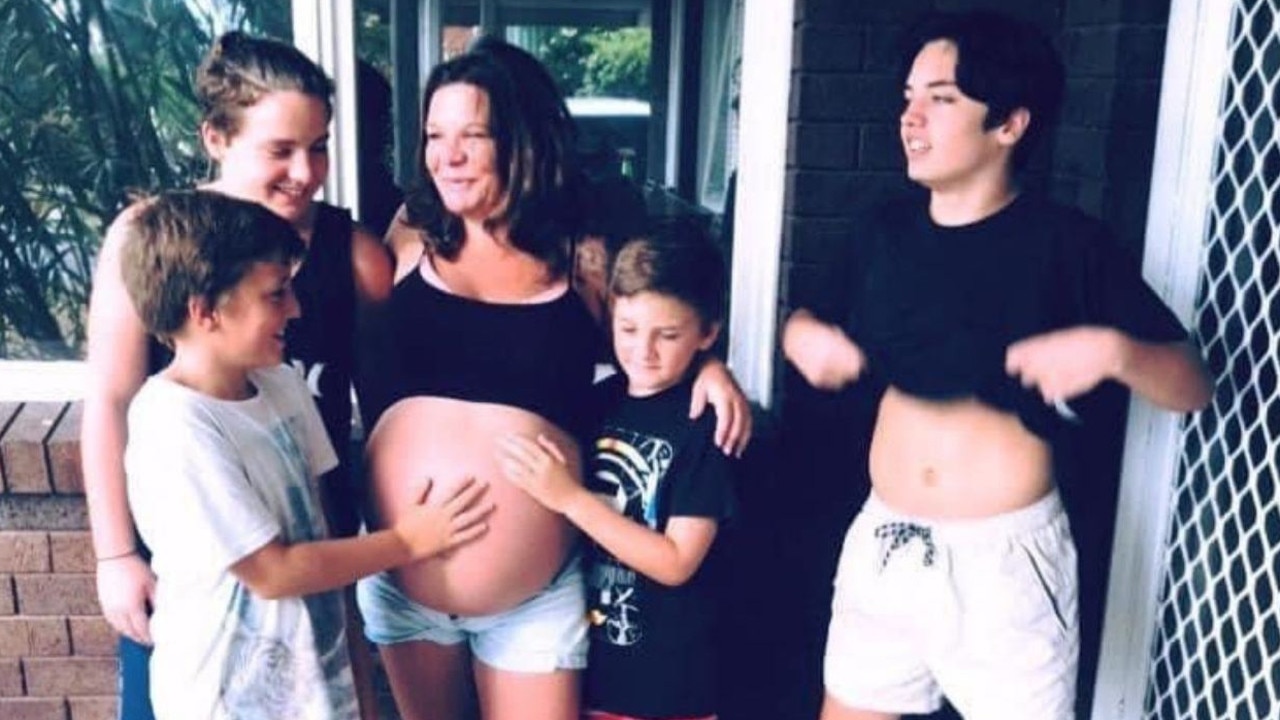 Jazz – pictured here while pregnant with her fifth child – actually had very innocent inspiration behind her babies’ names. Picture: Kidspot/supplied