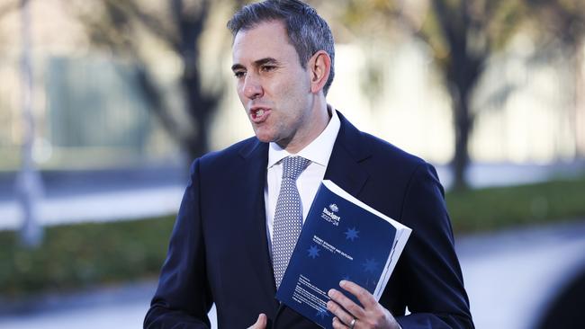 Federal Treasurer Jim Chalmers brought down his second federal budget on Tuesday night. Picture: Dylan Robinson.