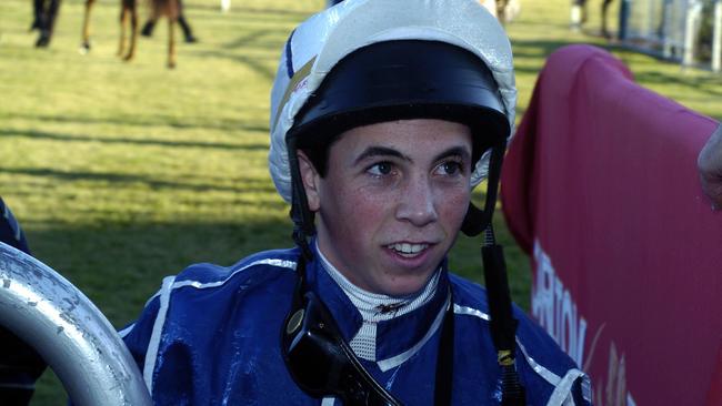 Dean Holland after winning a race for Jon O’Connor at Cheltenham.