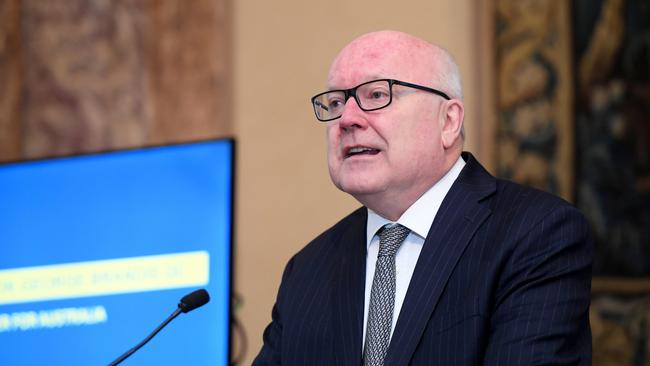 George Brandis QC is set to be quizzed by investigators over his role in a crash involving Prime Minister Scott Morrison’s official motorcade. (Photo by Tom Dulat/Getty Images)