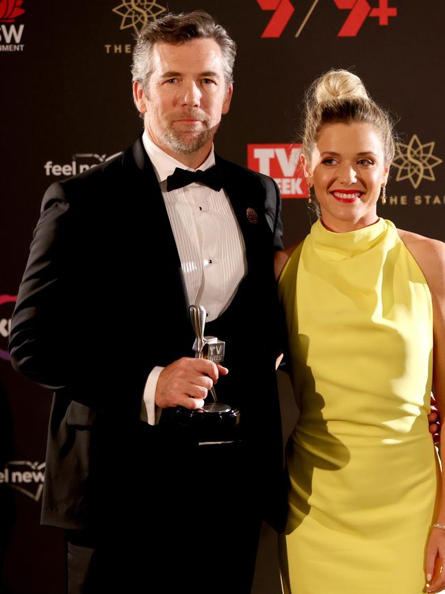 The real-life husband and wife team won big at the Logies last year. Picture: Damian Shaw