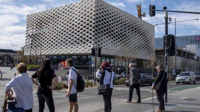 There’s no plan for a pedestrian overpass to Ringwood Town Square. Picture: Andy Brownbill