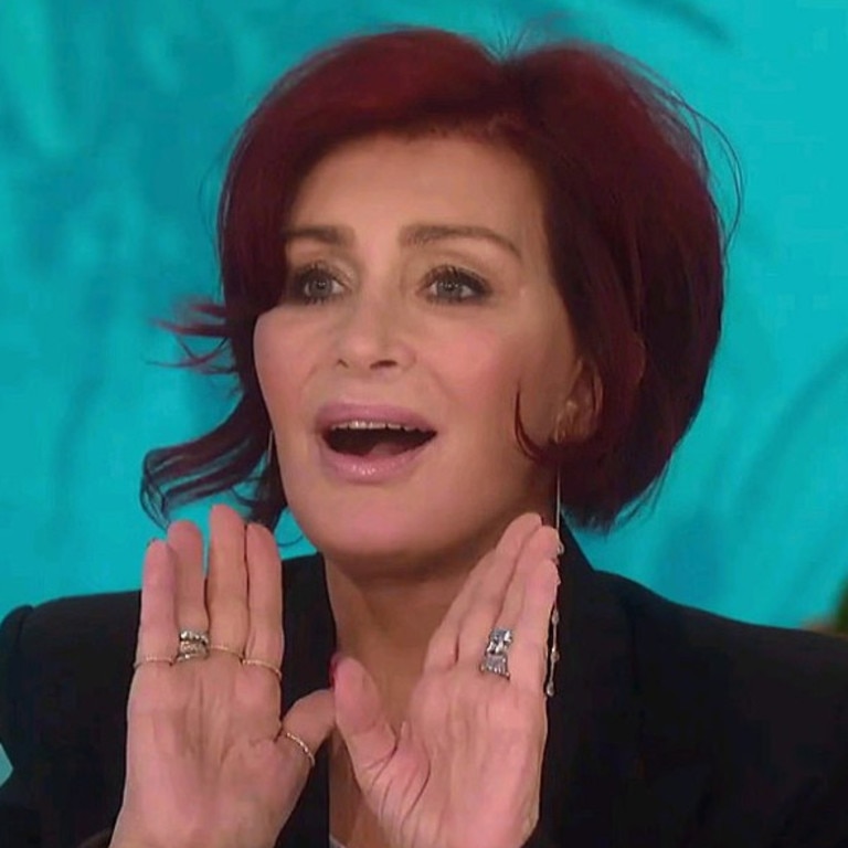 Sharon Osbourne’s got a brand new face. Picture: The Talk