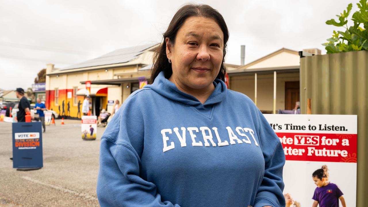 Madellen Dawson, 49, was one of 614,386 South Australians to vote No on Saturday. Picture: NCA NewsWire / Morgan Sette