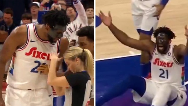 Joel Embiid was not happy.