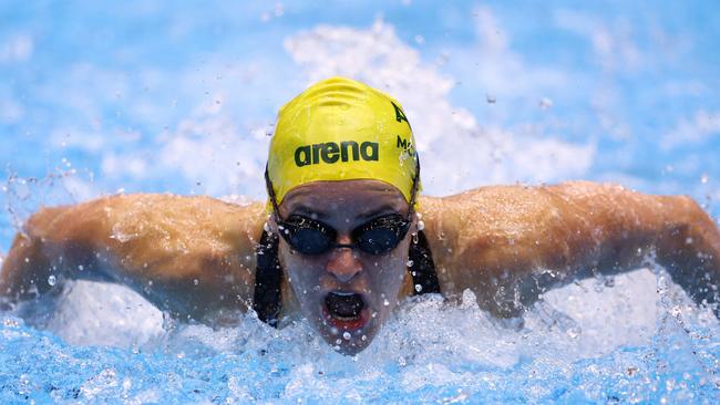 Kaylee McKeown won’t swim the 400m medley despite her coach’s wishes. Picture: Clive Rose/Getty Images