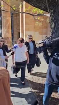 Raelene Polymiadis leaves court