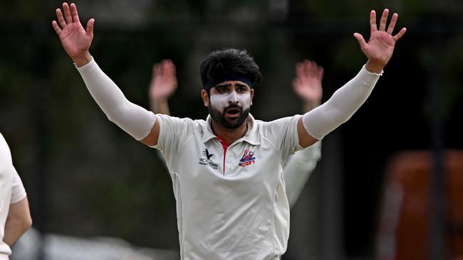 Umair Butt was a revelation for Footscray. Picture: Andy Brownbill