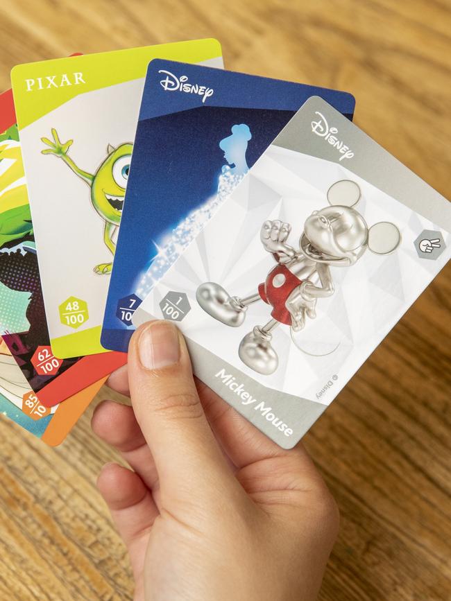 Woolworths is launching a new collectible for shoppers – Disney 100 Wonder collector cards, to mark Disney's 100th anniversary. Picture: Supplied