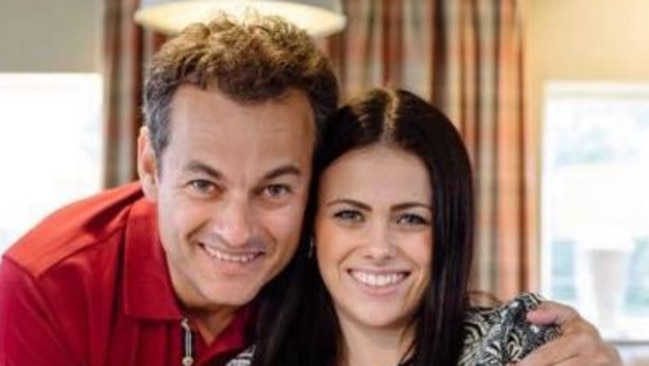 India Chipchase (right) with her father, Adelaide doctor Jeremy Chipchase.