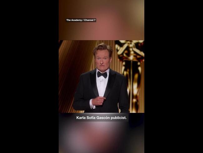 Conan O’Brien pokes fun at controversial actress-