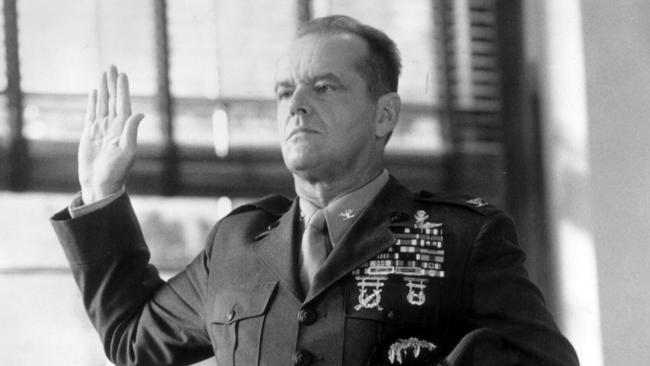 Jack Nicholson as Col Jessep in A Few Good Men