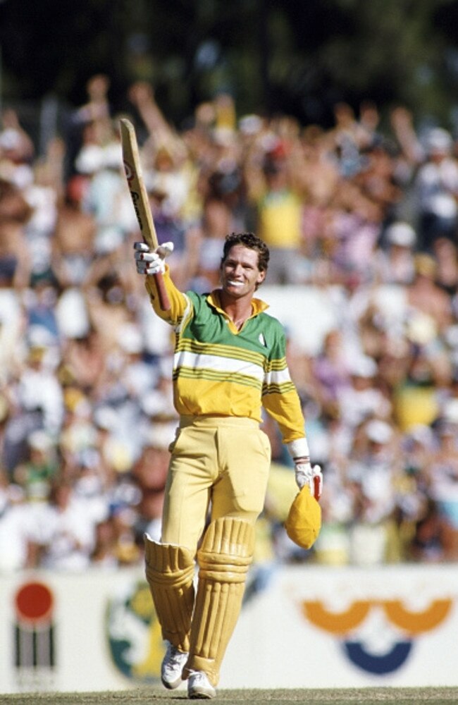 Australia batsman Dean Jones was a fan favourite, especially in Melbourne. Picture: Adrian Murrell/Allsport/Getty Images/Hulton Archive