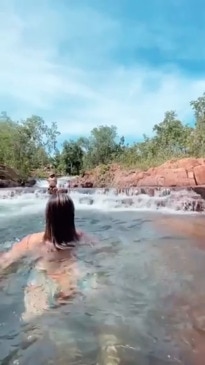 Instagram reel of Litchfield National Park, Northern Territory, by @travellingwildtrak