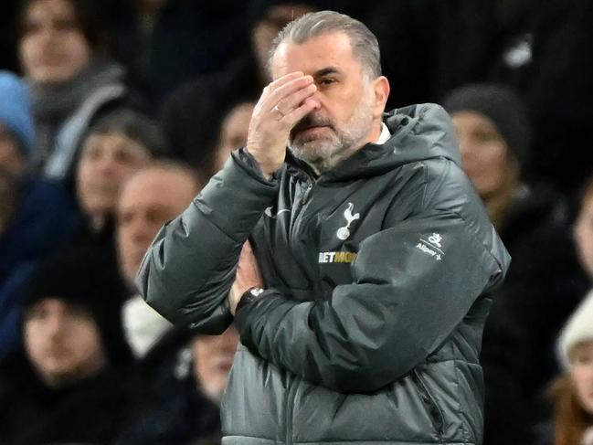 Pressure is building on Ange Postecoglou reas Tottenham continue to under-perform. Picture: Glyn KIRK / AFP)