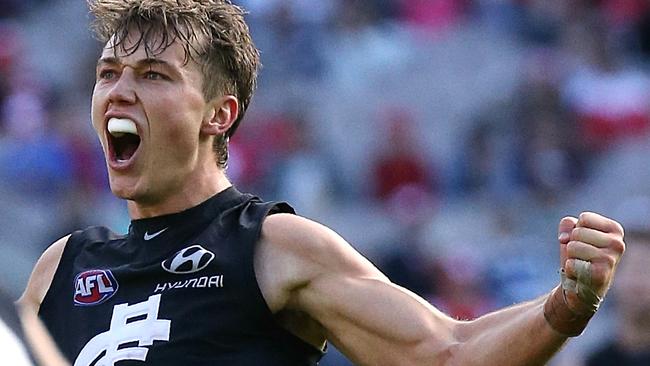 Patrick Cripps continues to step up. Picture: Wayne Ludbey