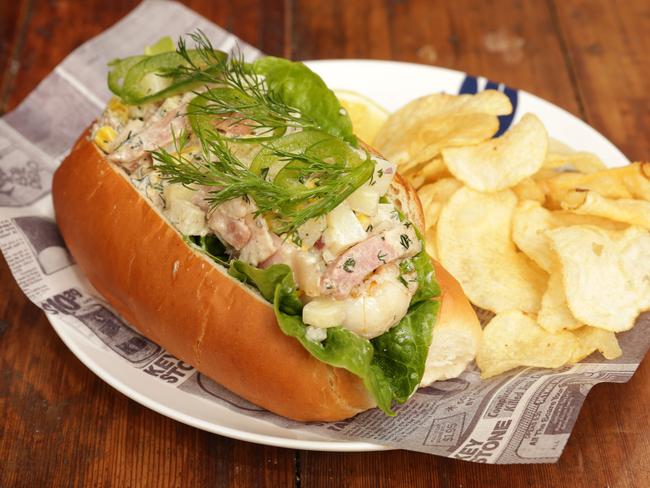 A lobster roll from the Rook in Sydney’s CBD.