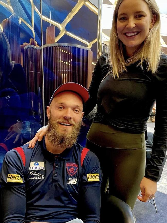 Max and Jessica Gawn when they announced their baby news.