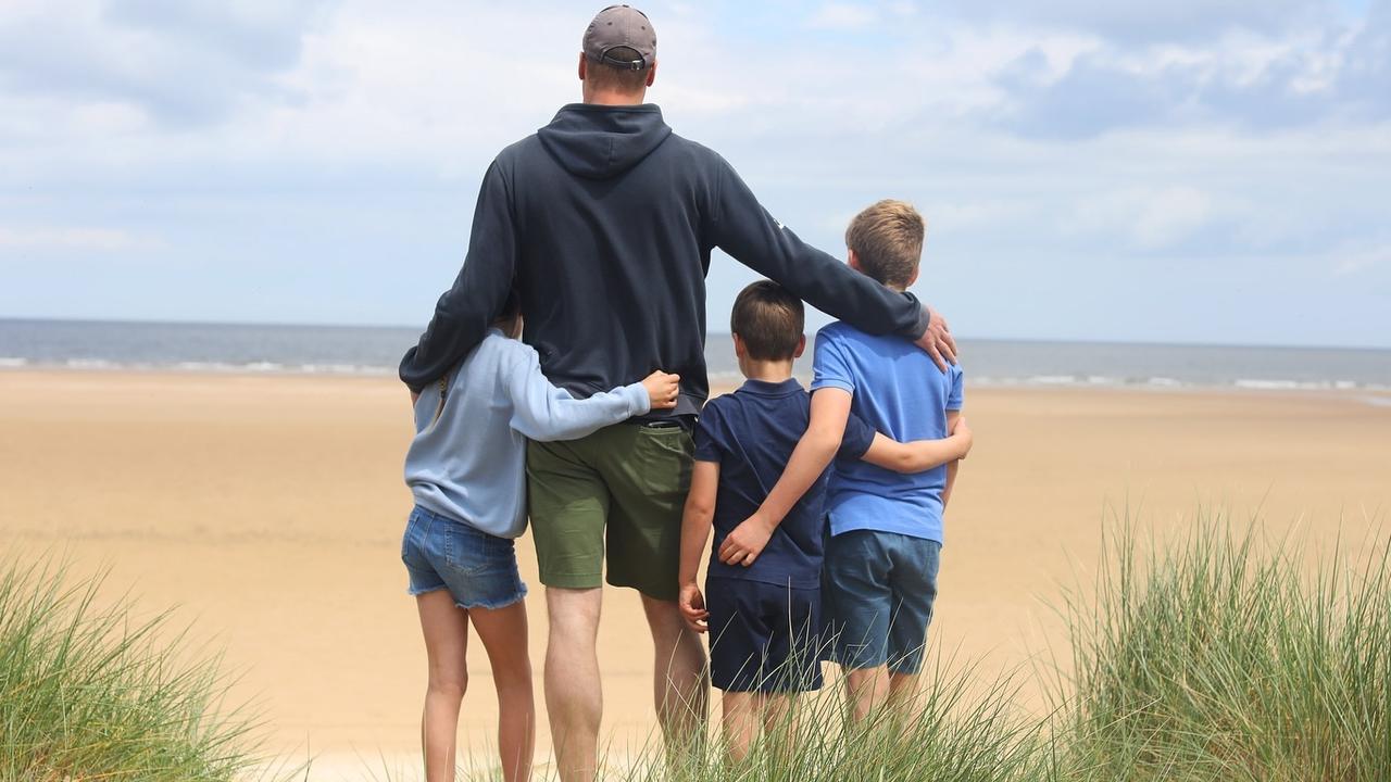 A photo posted to the Instagram account of The Prince and Princess of Wales, of Prince William and Luis, Charlotte and George, for Fathers Day. Credit: The Princess of Wales