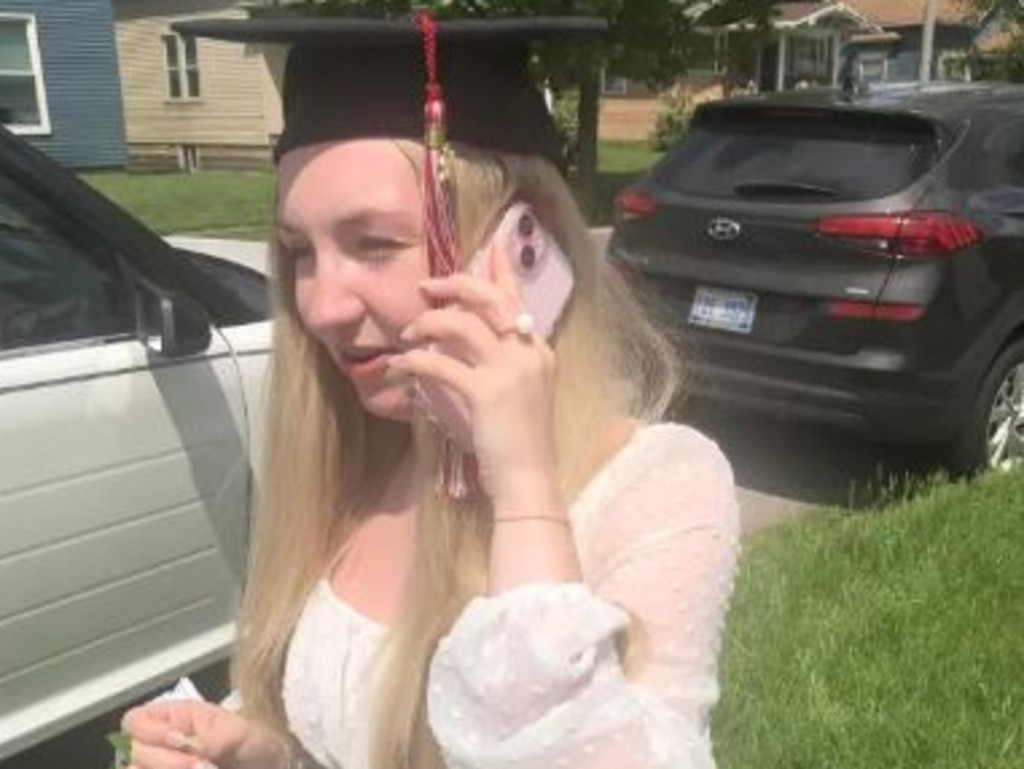 Bentkowski had just graduated from Ball State University in May. Picture: Facebook/Grace Bentkowski