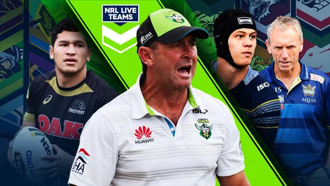 NRL live teams for round three.