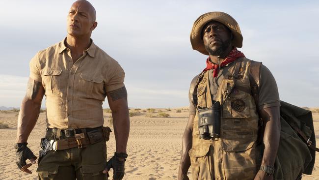 Dwayne Johnson and Kevin Hart in Jumanji: The Next Level. Picture: Sony Pictures