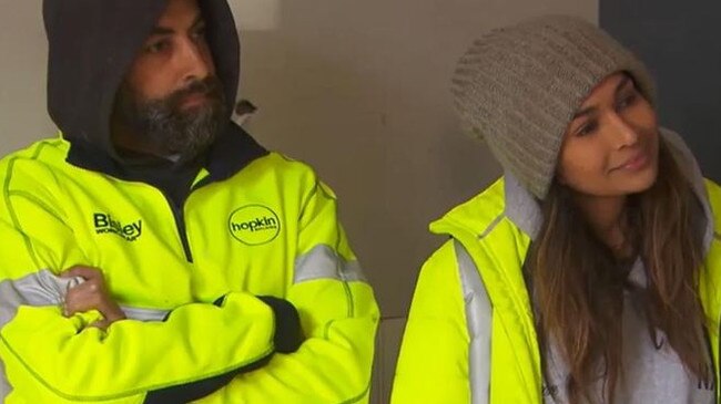 Ankur and Sharon weren't too happy to be cut off from The Block bank.