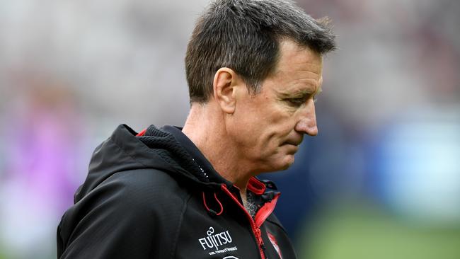 Essendon coach John Worsfold is looking for answers.